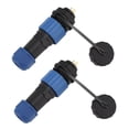 thumbnail image 2 of SD16 Plugs And Sockets, SD16 IP68 Waterproof Connector High Strength G3/8 Thread Solid Contact Pin  For Instrumentation SD16 2Pin Rear Nut,SD16 3Pin Rear Nut,SD16 4Pin Rear, 2 of 8