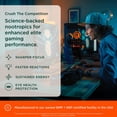 thumbnail image 5 of Genius Gamer, Gaming Focus Supplement, 80 Pills - Elite Nootropic Performance Booster - Boost Brain & Mental Clarity, Reaction Time & Concentration - Blue Light Support with Lutemax, 5 of 9