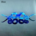 thumbnail image 2 of jiaroswwei 1 Pair Unisex Glass Twisted Snail Ear Gauges Hangers Plugs Stretchers Expanders, 2 of 8