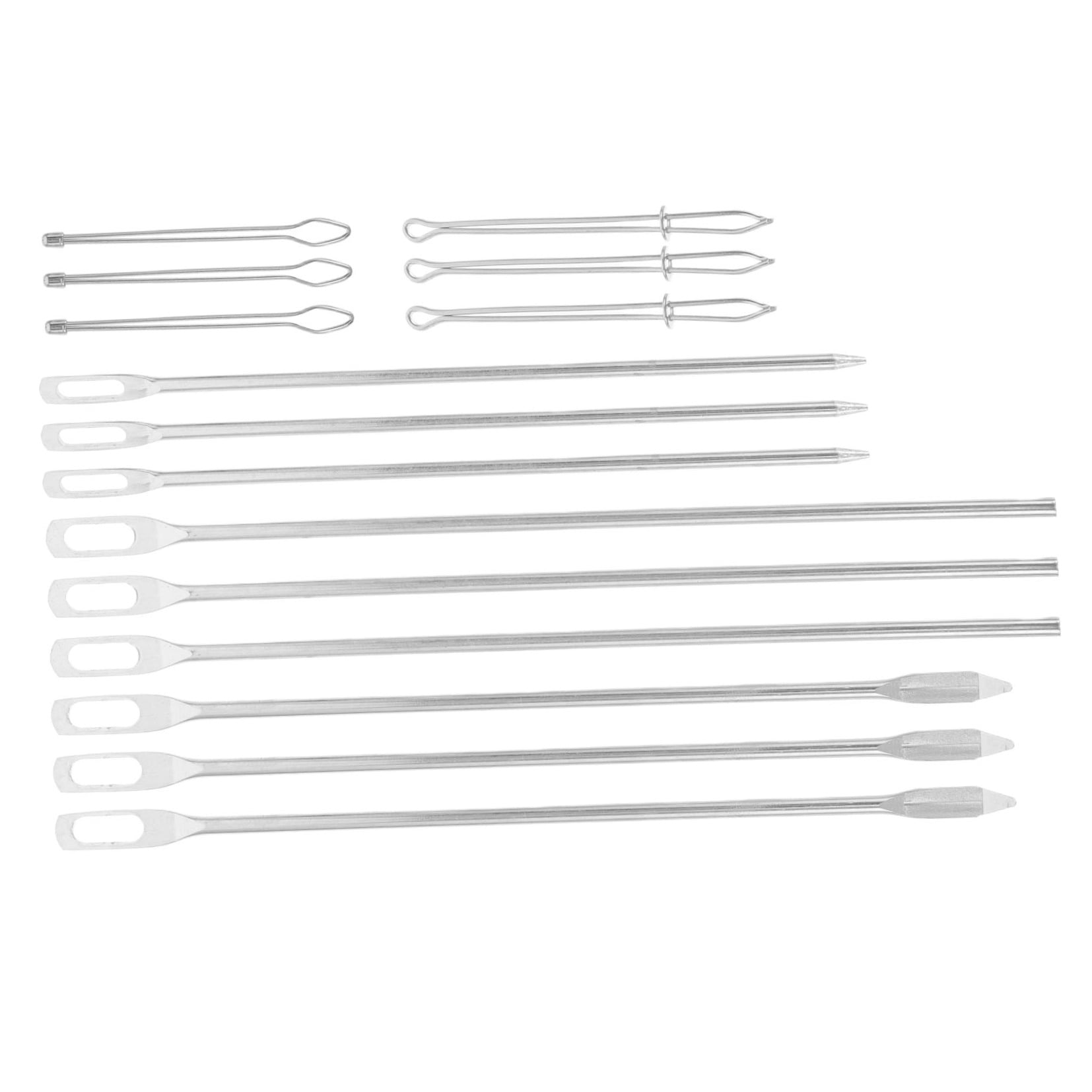 OFFIGAM 15-Piece Plated Metal Drawstring Threader for Sewing, Home Crafting Accessory Kit