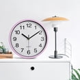 thumbnail image 4 of Reloj de pared de plástico de 10 pulgadas Reloj Shi Ying Reloj de sala de estar para dormitorio Reloj simple, 4 of 5