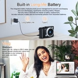 SMARTKLIK Fotocamera digitale per adolescenti, fotocamera digitale FHD 4K 44MP autofocus con scheda SD da 64 GB zoom 16X, fotocamere per fotografia fotocamera compatta per adolescenti e ragazze per SMARTKLIK Fotocamera digitale per adolescenti, fotocamera digitale FHD 4K 44MP autofocus con scheda SD da 64 GB zoom 16X, fotocamere per fotografia fotocamera compatta per adolescenti e ragazze per
