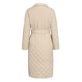 thumbnail image 6 of kamemir Long Puffer Coat Women Lightweight Quilted Down Jacket Overcoat Warm Winter Coats Trendy Casual Outerwear with Belt(Beige,L), 6 of 6