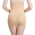 thumbnail image 5 of Pantalones de cintura alta con encaje tipo bóxer que moldean el abdomen, pantalones moldeadores de cuerpo, ropa interior adelgazante de levantamiento de cadera posparto de talla grande, 5 of 5