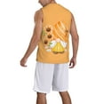 thumbnail image 2 of Xecao Sunflower Gnomes 2 print basketball shirt for both men and women, a unisex basketball jersey perfect for theme parties-Large, 2 of 6