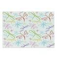 thumbnail image 1 of Dragonfly Cutting Board, Insects Winged Freedom Colorful Animal Illustration, Decorative Tempered Glass Cutting and Serving Board, Large Size, Multicolor, by Ambesonne, 1 of 1