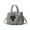 Gray, variant on Women's PU Leather Flower Handbag - Multi-Functional Crossbody Purse with Top Handle & Wristlet Strap, Fashion Clutch Wallet for Dinner Party, Evening Events