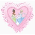 thumbnail image 1 of Disney Princess Kids Heart Shaped Décor Pillow, 16" Pink Heart, 1 of 4