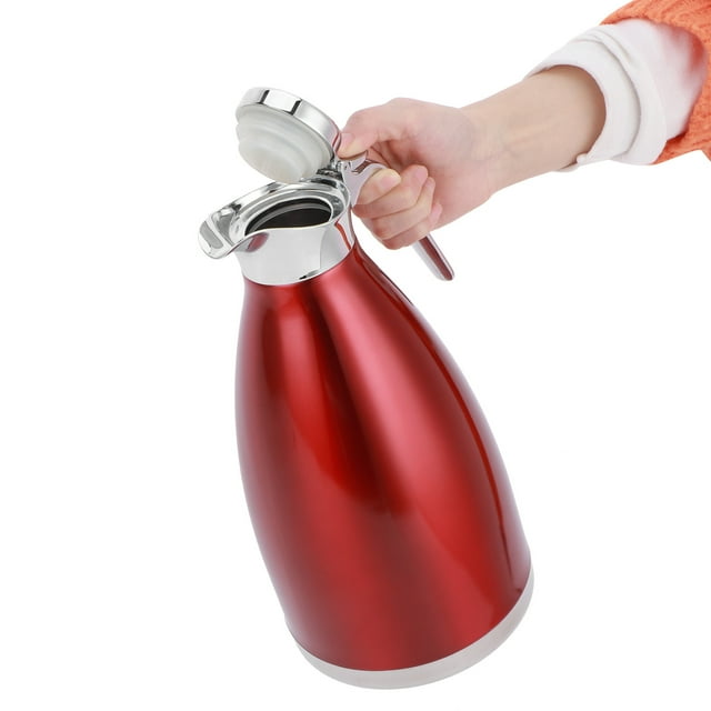 Jarra De Vacío De 2L, Botella Térmica De Acero Inoxidable, Tetera, Jarra Aislada De Doble Pared Para El Hogar