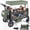 Green, variant on SACVON 4-Seater Stroller Wagon with Side Entry, Canopy & Snack Tray, Includes Detachable Storage Bag That Converts to a Backpack–Black
