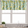 thumbnail image 3 of Ambesonne Art Valance & Curtain, Blooming Lemon Tree, 55"x30", Fern Green Seafoam, 3 of 6