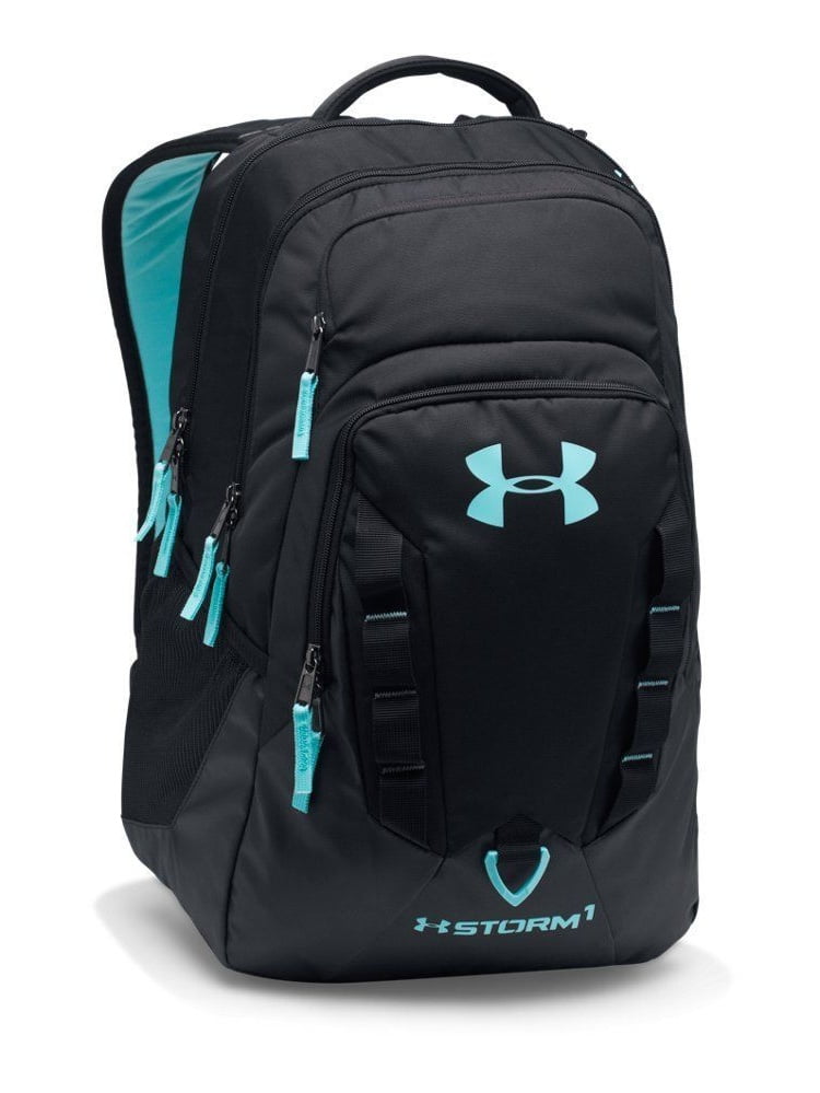 blue and black under armour backpack
