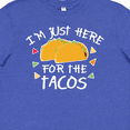 thumbnail image 4 of Inktastic Im Just Here For The Tacos Cinco De Mayo Youth T-Shirt, 4 of 5