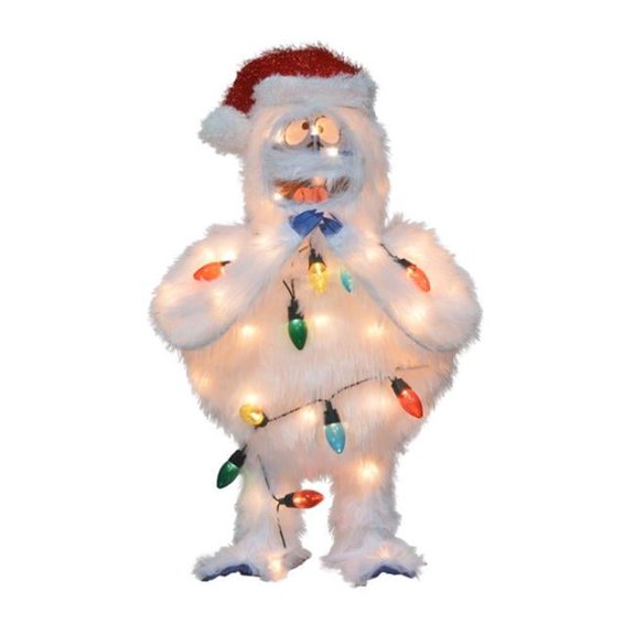Productworks 46453-MYT 32 in. Rudolph 3D Pre-Lit LED Yard Decor Bumble with Light Strand
