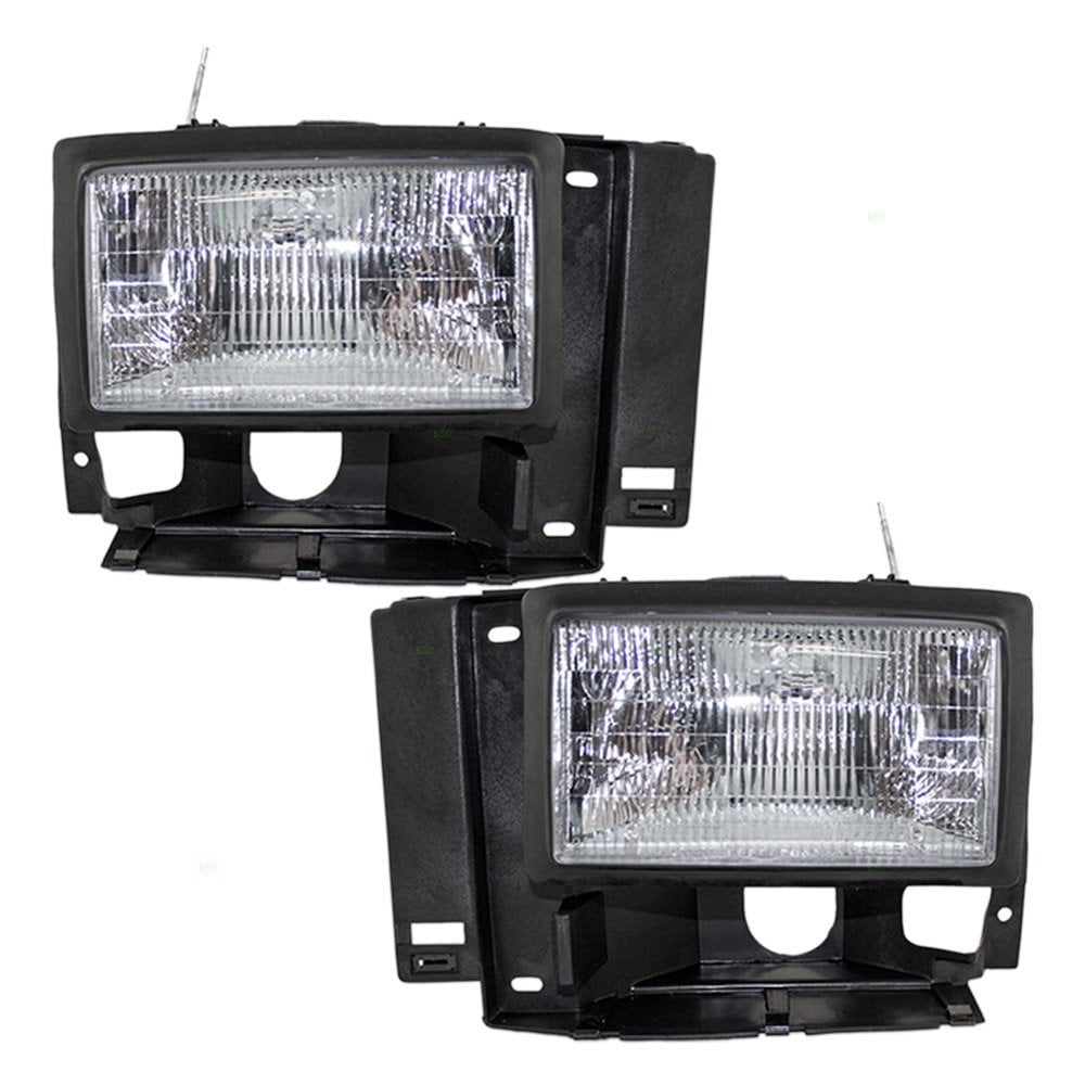 Driver And Penger Headlights Headlamps Replacement For Ford Driver And Penger Headlights Headlamps Replacement For Ford Bronco Ii Explorer Ranger Pickup F1tz13008d F1tz13008c Meets All Oe Specifications