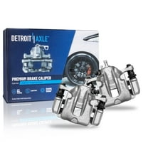 Detroit Axle - 2 Rear Brake Calipers for Hyundai 2006-2008 Sonata 2006-2010 Kia Optima 2007-2010 Magentis, Disc Brake Calipers with Bracket Assembly Replacement