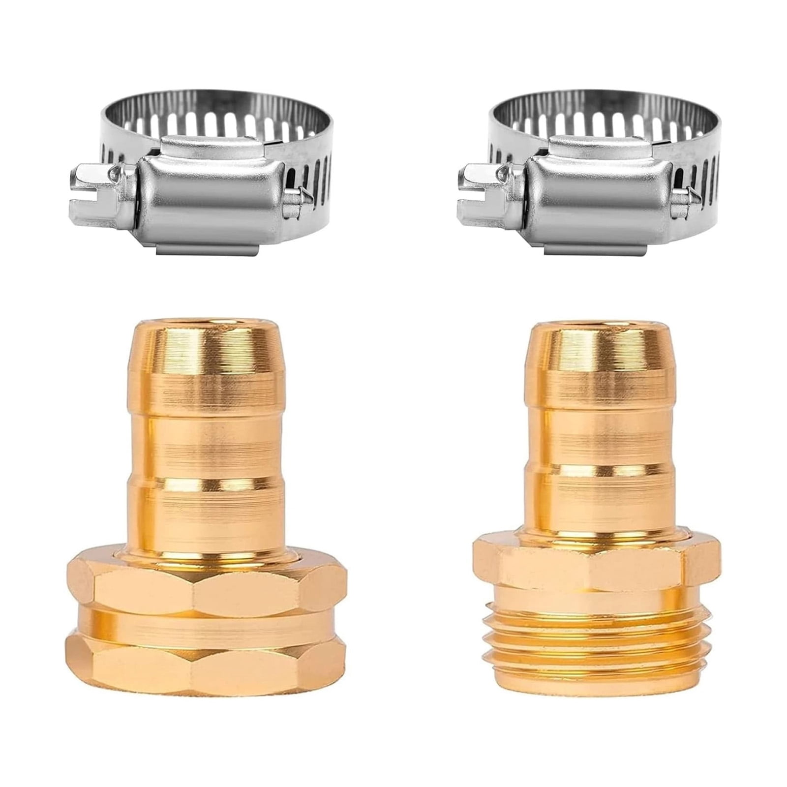 TAPDRA Quick Connect Hose Repair Fitting Gold Aluminum For Garden Hose Outdoor Cleaning Watering Tool Connection Part