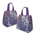 thumbnail image 2 of Pioneer Flower Floral Print Pattern Insulated Lunch Bag for Women & Adults,Large Portable Soft Cooler Lunch Bag,Thermal Food Storage Tote with Pearl Cotton,8.66L,8.75x5.75x9.5 Inch, 2 of 6