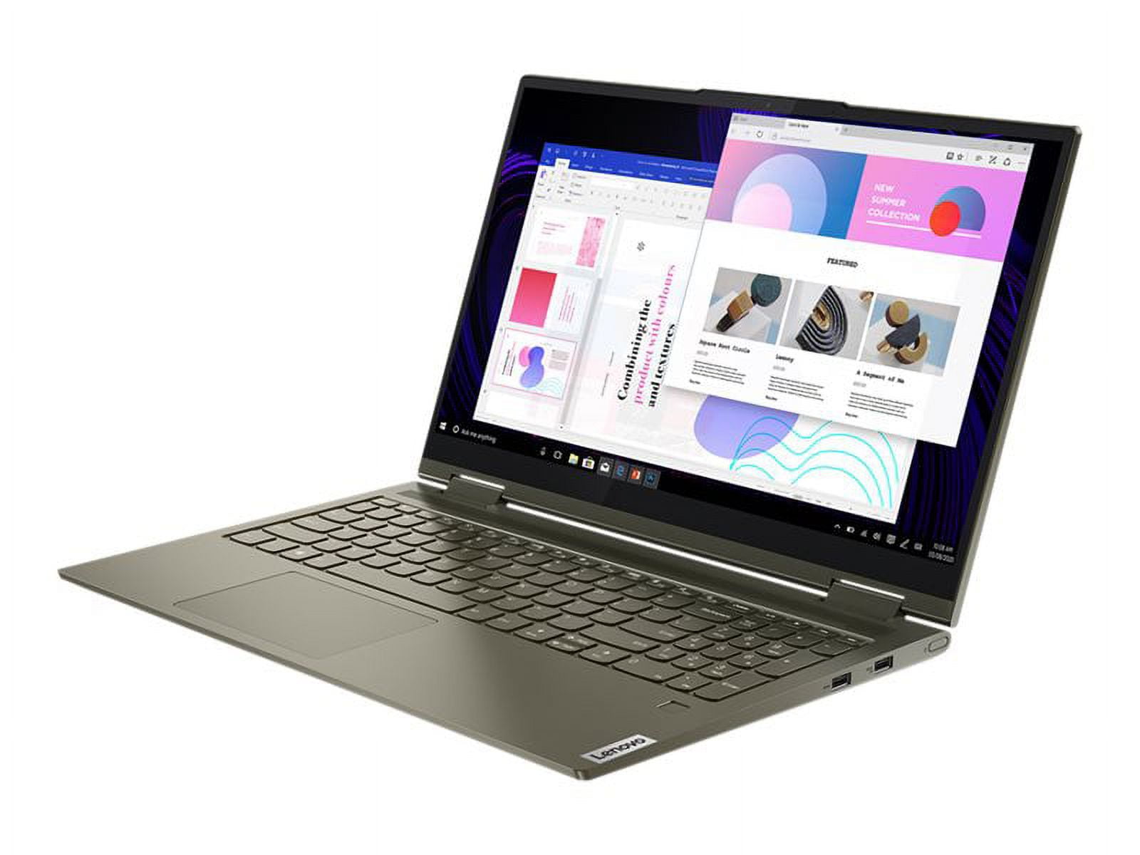 Lenovo Yoga 7 15ITL5 82BJ - Flip design - Intel Core i7 1165G7 / 2.8 GHz - Evo - Win 11 Home - Iris Xe Graphics - 12 GB RAM - 512 GB SSD NVMe - 15.6" IPS touchscreen 1920 x 1080 (Full HD) -