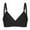 Black, variant on Patlollav Bras for Women, Woman Plus Size Wire Free Comfortable Push Up Hollow Out Bra Underwear