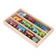 thumbnail image 1 of Juego De Tren De Madera, Juguetes De Tren De Madera Para Niños, Coloridos, Ligeros, Divertidos E Infinitos, 1 of 7