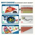 thumbnail image 4 of Buballino Rocket Activity Wall Busy Board: Sensory - Rich Fun & Early Learning Toy for Kids, 4 of 6