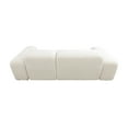 thumbnail image 5 of White Microfiber 2-Piece Living Room Sofa Set, 5 of 5