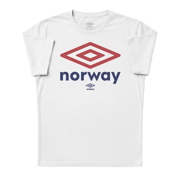 Umbro Mens Norway Diamond Logo T Shirt (White, S-XXXL)