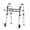 Silver, variant on Loyoda Folding Walker for Seniors with Wheels, 350 lb Limit, Lightweight Aluminum Foldable Walker for Adults, Silver