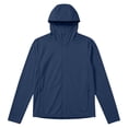 thumbnail image 4 of Xdegoge Full Coverage Sun Protection Jacket for Men with Face Mask Hooded Long Sleeve Performance Zip Up Lightweight Breathable Outdoor Fishing Hiking Shield Activewear Windbreaker Athletic Gear, 4 of 8