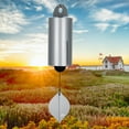 thumbnail image 6 of Woodstock Windchimes Heroic Windbell Harbor Gray, Wind Chimes For Outside, Wind Chimes For Garden, Patio, and Outdoor Décor, 24"L, 6 of 7