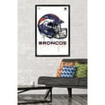 thumbnail image 2 of Denver Broncos 24.25'' x 35.75'' Framed Helmet Poster, 2 of 3