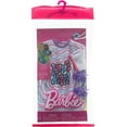 thumbnail image 4 of Barbie Doll Clothing, Fashion Pack with Oversized T-shirt Dress & Accessories (1 Outfit), 4 of 4