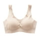 thumbnail image 1 of Gibobby Sujetador deportivo de yoga para mujer Sujetador con escote en V profundo Bralette Sujetador sin costuras inalámbrico Brasieres para mujer(Beige,M), 1 of 3