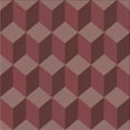 thumbnail image 1 of Ahgly Company Tapis d'Intérieur Lavable en Machine Carré Transitionnel Rouge Indien, 8 Pieds Carré, 1 of 7