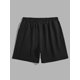 thumbnail image 2 of Pantalones cortos para correr con estampado gráfico de letras y bolsillos para hombre Negro - G Negro - G Xishao ropa, 2 of 2