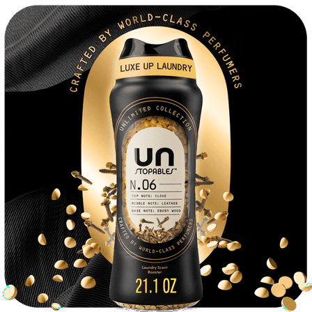 (4 pack) Downy Unstopables Unlimited Collection In-Wash Laundry Scent Booster Beads, N.06 Scent, 21.1 oz