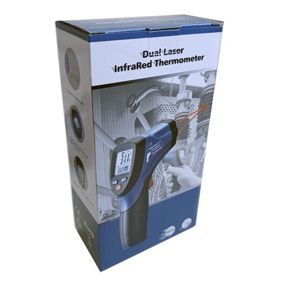 CEM DT-8862 Professional 12:1 IR Dual Laser Thermometer up to 1202 deg F 650 deg C
