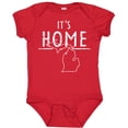 thumbnail image 3 of Inktastic It's Home- State  of Michigan Outline Distressed Text Boys or Girls Baby Bodysuit, 3 of 5