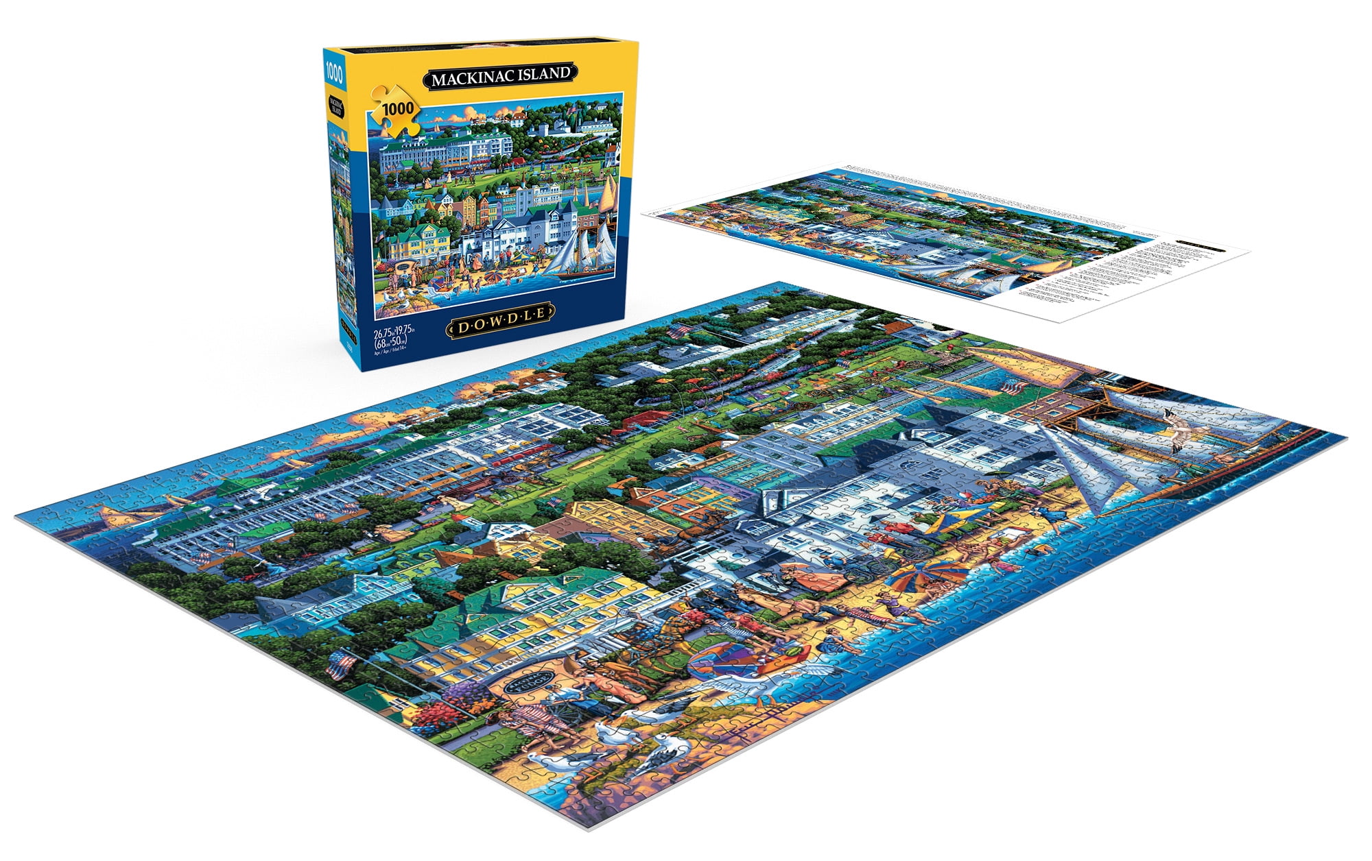 Buffalo Games Eric Dowdle Mackinac Island 1000-Piece 26.75 x 19.75-inch Interlocking Jigsaw Puzzle for Adults Ages 14+