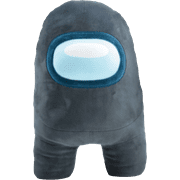 Among Us 16 Super-Soft Squishy Plush Toy – Black, Stretch Fabric.