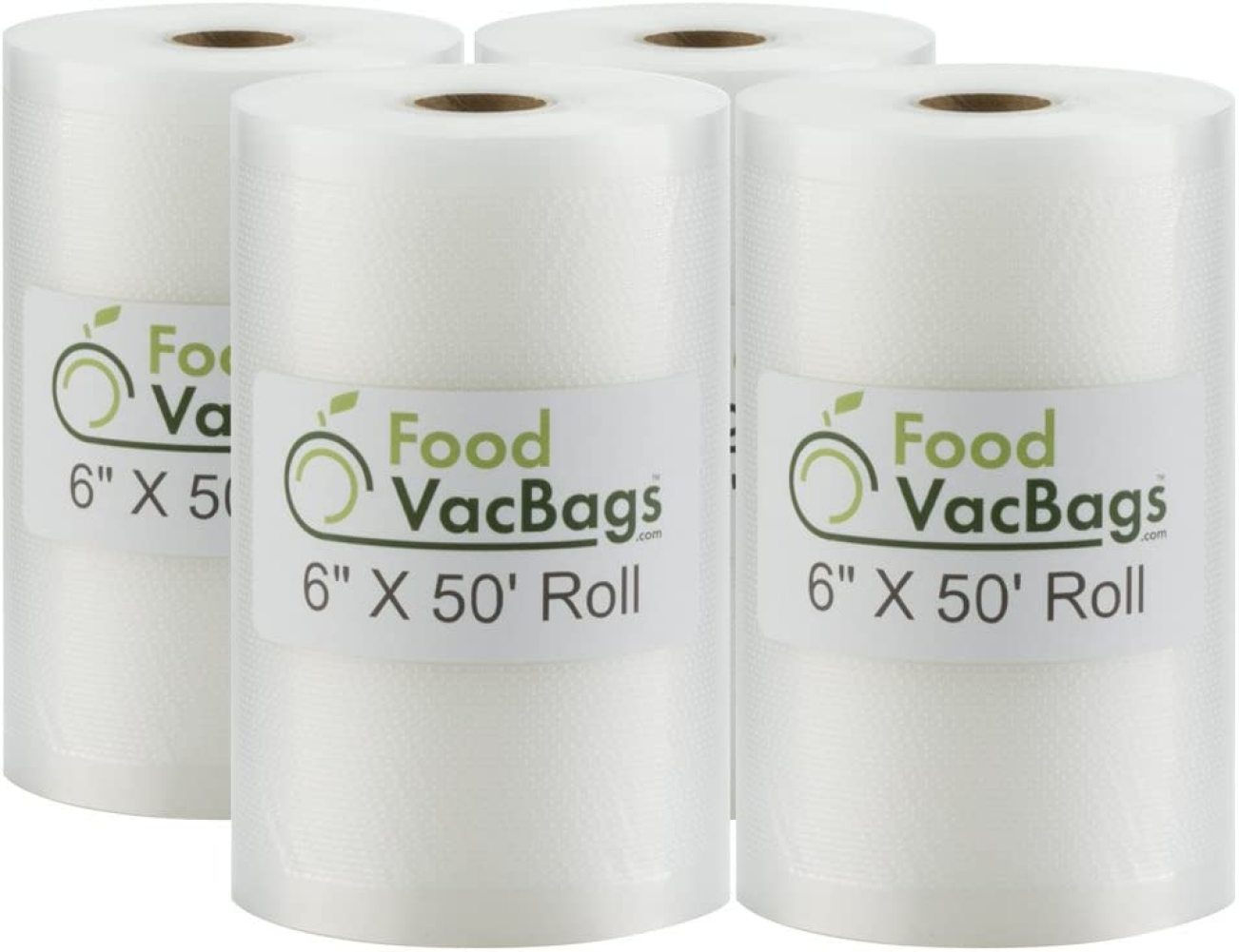 Four 6 X 50 Rolls of FULenQnu Commercial Grade Vacuum Sealer Bags, FoodSaver Compatible, Sous