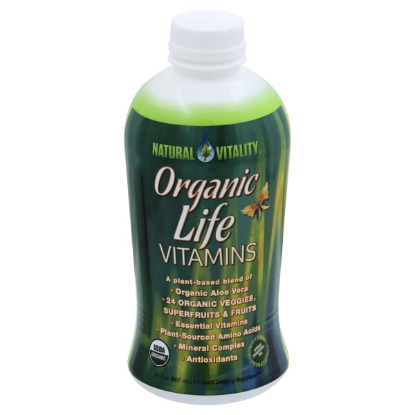 Natural Vitality Organic Life Vitamins Liquid, 30 fl oz