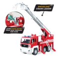 thumbnail image 3 of Driven by Battat – Large Toy Fire Truck for Kids – Toy Rescue Vehicle – Red Emergency Toy Truck – Lights & Sounds – 3 Years + – Standard Fire Truck, 3 of 5