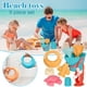 thumbnail image 1 of Juguetes de piscina, juguetes para bebés y niños pequeños, set de 9 piezas para la playa, arenero, juguete de verano para exteriores, muñeco de peluche, 1 of 9