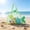 Green, variant on Large Capacity Mesh Beach Toy Storage Bag 26.38x15.75x4.72 Inch, 8.5Gal Sand Toy Tote with Drawstring for Shovels Outdoor, Orange
