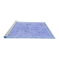 thumbnail image 2 of Ahgly Company Machine Washable Indoor Rectangle Abstract Blue Modern Area Rugs, 5' x 8', 2 of 4