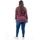 thumbnail image 3 of Blusa de Manga Murcielago Roman Fashion Talla Extra 8848 Vino 42, 3 of 6