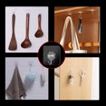 thumbnail image 4 of GEGONG Adhesive Wall Hooks, Waterproof, Rustproof, Clear, Kitchen Hooks, 12 Pieces, 4 of 6
