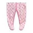 thumbnail image 7 of Bellafa 0-12M Infant Baby Girls' Footed Romper One-Piece Button Snap Cotton Jumpsuit Onesies Long Sleeve Newborn Sping Fall Outfits, 7 of 7